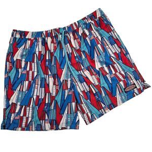 Vineyard Vines America's Cup Racing Yacht‎ Chappy Swim Trunks XL 7" Shorts EUC
